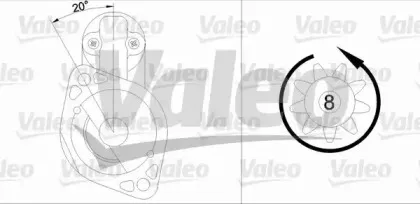 455593 VALEO Стартер 455593 VALEO Стартер