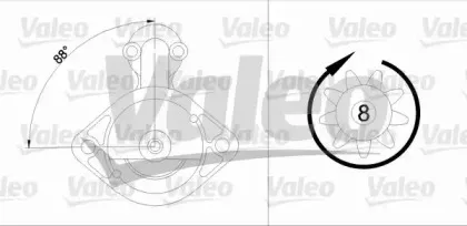 455613 VALEO Стартер 455613 VALEO Стартер