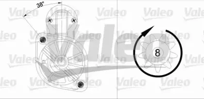 455968 VALEO Стартер 455968 VALEO Стартер