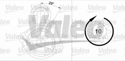 458117 VALEO Стартер 458117 VALEO Стартер