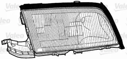 086666 VALEO Рассеиватель, основная фара 086666 VALEO Рассеиватель, основная фара