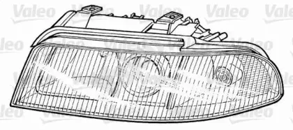 087493 VALEO Основная фара 087493 VALEO Основная фара