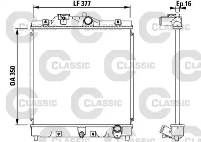231434 VALEO Радиатор, охлаждение двигателя 231434 VALEO Радиатор, охлаждение двигателя