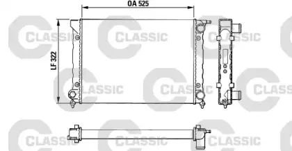 383727 VALEO Радиатор, охлаждение двигателя 383727 VALEO Радиатор, охлаждение двигателя