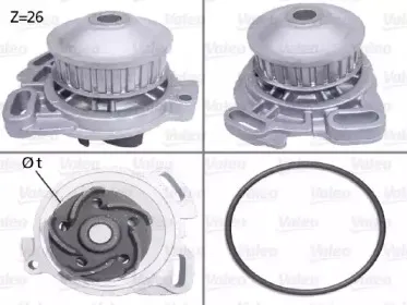 506190 VALEO Водяной насос 506190 VALEO Водяной насос