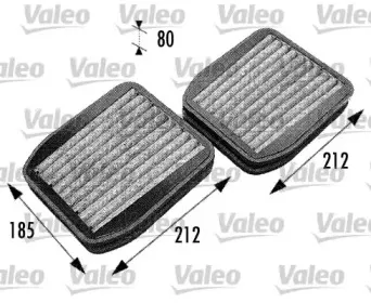 698740 VALEO Фильтр, воздух во внутренном пространстве 698740 VALEO Фильтр, воздух во внутренном пространстве