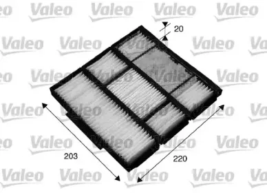 715565 VALEO Фильтр, воздух во внутренном пространстве 715565 VALEO Фильтр, воздух во внутренном пространстве