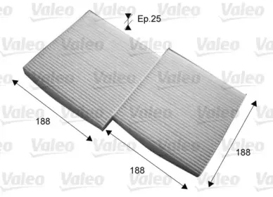 715714 VALEO Фильтр, воздух во внутренном пространстве 715714 VALEO Фильтр, воздух во внутренном пространстве