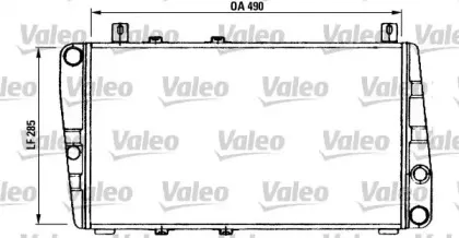730375 VALEO Радиатор, охлаждение двигателя 730375 VALEO Радиатор, охлаждение двигателя