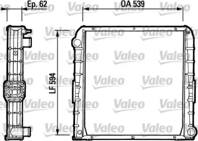 730385 VALEO Радиатор, охлаждение двигателя 730385 VALEO Радиатор, охлаждение двигателя