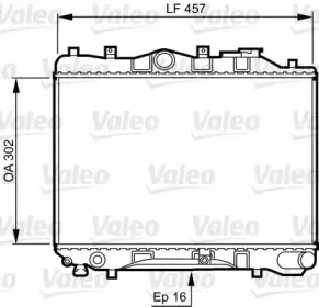 730436 VALEO Радиатор, охлаждение двигателя 730436 VALEO Радиатор, охлаждение двигателя