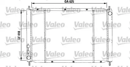 730591 VALEO Радиатор, охлаждение двигателя 730591 VALEO Радиатор, охлаждение двигателя
