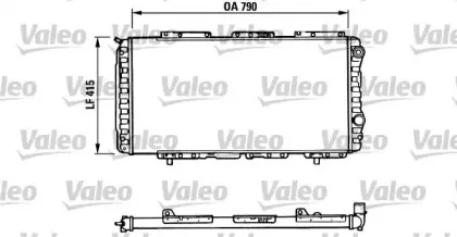 730997 VALEO Радиатор, охлаждение двигателя 730997 VALEO Радиатор, охлаждение двигателя
