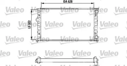 731025 VALEO Радиатор, охлаждение двигателя 731025 VALEO Радиатор, охлаждение двигателя