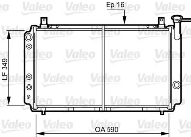 731082 VALEO Радиатор, охлаждение двигателя 731082 VALEO Радиатор, охлаждение двигателя