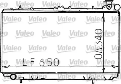 731193 VALEO Радиатор, охлаждение двигателя 731193 VALEO Радиатор, охлаждение двигателя
