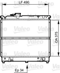 731463 VALEO Радиатор, охлаждение двигателя 731463 VALEO Радиатор, охлаждение двигателя