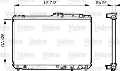 731684 VALEO Радиатор, охлаждение двигателя 731684 VALEO Радиатор, охлаждение двигателя