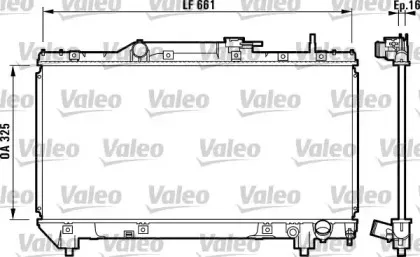 731831 VALEO Радиатор, охлаждение двигателя 731831 VALEO Радиатор, охлаждение двигателя
