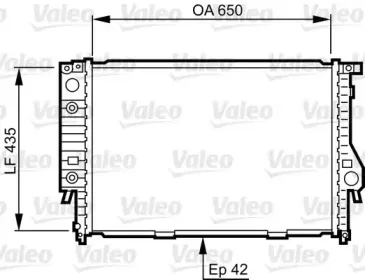 732099 VALEO Радиатор, охлаждение двигателя 732099 VALEO Радиатор, охлаждение двигателя