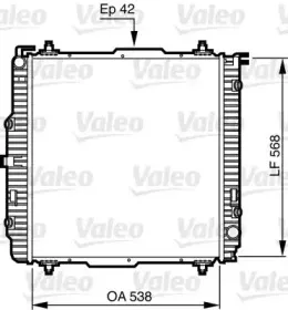 732459 VALEO Радиатор, охлаждение двигателя 732459 VALEO Радиатор, охлаждение двигателя