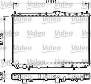 732525 VALEO Радиатор, охлаждение двигателя 732525 VALEO Радиатор, охлаждение двигателя