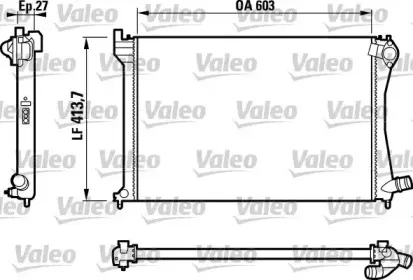 732617 VALEO Радиатор, охлаждение двигателя 732617 VALEO Радиатор, охлаждение двигателя