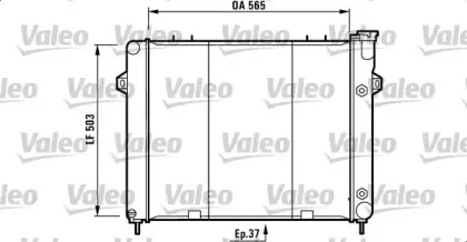 732714 VALEO Радиатор, охлаждение двигателя 732714 VALEO Радиатор, охлаждение двигателя