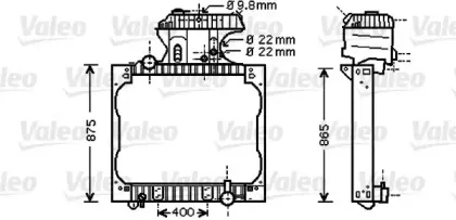 733428 VALEO Радиатор, охлаждение двигателя 733428 VALEO Радиатор, охлаждение двигателя