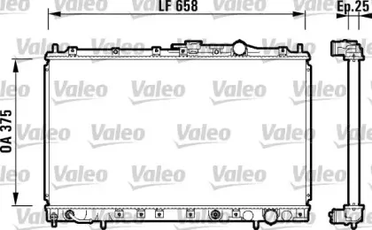 734139 VALEO Радиатор, охлаждение двигателя 734139 VALEO Радиатор, охлаждение двигателя