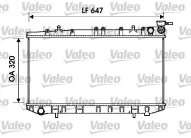 734155 VALEO Радиатор, охлаждение двигателя 734155 VALEO Радиатор, охлаждение двигателя