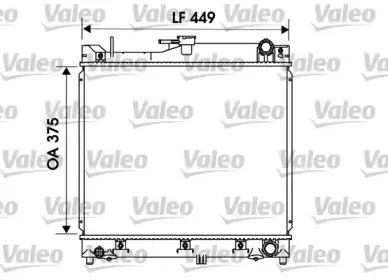 734170 VALEO Радиатор, охлаждение двигателя 734170 VALEO Радиатор, охлаждение двигателя