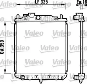 734209 VALEO Радиатор, охлаждение двигателя 734209 VALEO Радиатор, охлаждение двигателя