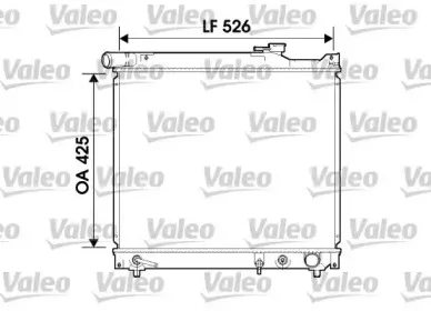 734214 VALEO Радиатор, охлаждение двигателя 734214 VALEO Радиатор, охлаждение двигателя