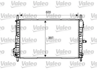 734288 VALEO Радиатор, охлаждение двигателя 734288 VALEO Радиатор, охлаждение двигателя
