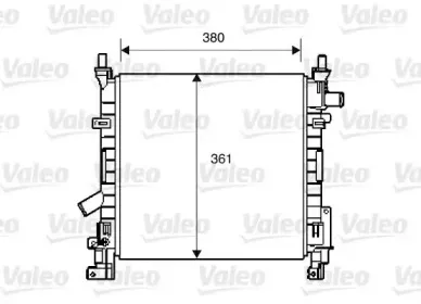 734392 VALEO Радиатор, охлаждение двигателя 734392 VALEO Радиатор, охлаждение двигателя