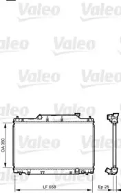 734702 VALEO Радиатор, охлаждение двигателя 734702 VALEO Радиатор, охлаждение двигателя