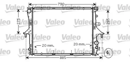 734739 VALEO Радиатор, охлаждение двигателя 734739 VALEO Радиатор, охлаждение двигателя