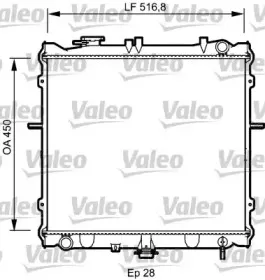 734788 VALEO Радиатор, охлаждение двигателя 734788 VALEO Радиатор, охлаждение двигателя