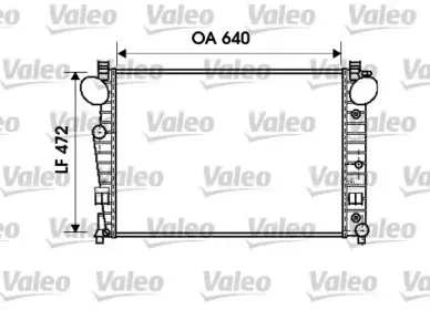 734802 VALEO Радиатор, охлаждение двигателя 734802 VALEO Радиатор, охлаждение двигателя
