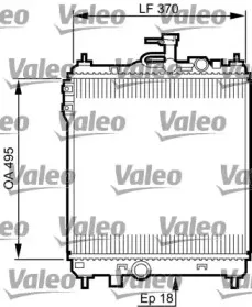 734914 VALEO Радиатор, охлаждение двигателя 734914 VALEO Радиатор, охлаждение двигателя