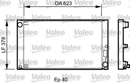 735034 VALEO Радиатор, охлаждение двигателя 735034 VALEO Радиатор, охлаждение двигателя