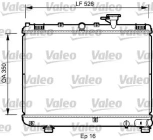735077 VALEO Радиатор, охлаждение двигателя 735077 VALEO Радиатор, охлаждение двигателя