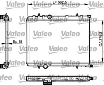 735496 VALEO Радиатор, охлаждение двигателя 735496 VALEO Радиатор, охлаждение двигателя