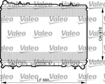 735521 VALEO Радиатор, охлаждение двигателя 735521 VALEO Радиатор, охлаждение двигателя