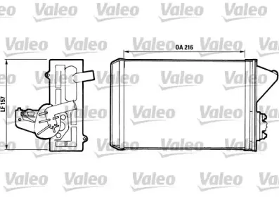 811397 VALEO Теплообменник, отопление салона 811397 VALEO Теплообменник, отопление салона