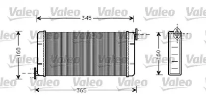 812084 VALEO Теплообменник, отопление салона 812084 VALEO Теплообменник, отопление салона