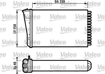 812126 VALEO Теплообменник, отопление салона 812126 VALEO Теплообменник, отопление салона
