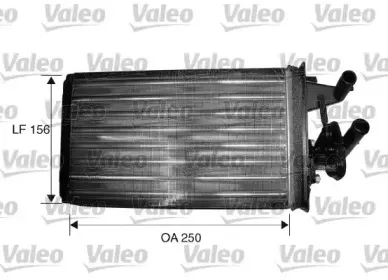 812156 VALEO Теплообменник, отопление салона 812156 VALEO Теплообменник, отопление салона