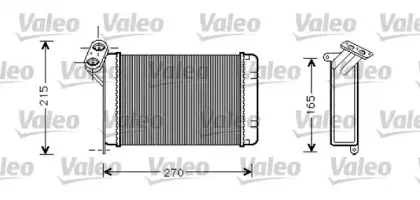 812296 VALEO Теплообменник, отопление салона 812296 VALEO Теплообменник, отопление салона